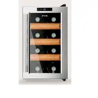EVVO VT8 Nevera de vino Independiente Acero inoxidable 8 botella(s)