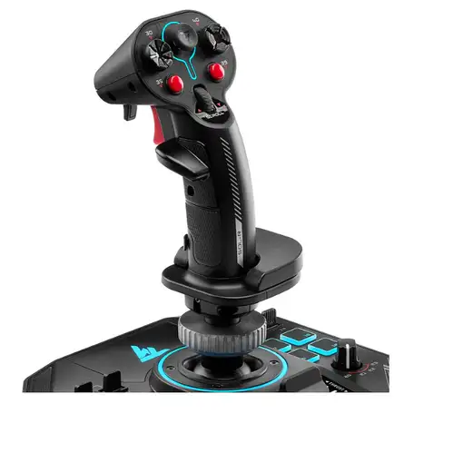 Thrustmaster Sol-R 4 HOTAS Negro USB Joystick/Palanca de control lateral + cuadran