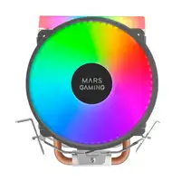 Mars Gaming MCPU33, Disipador CPU Dual FRGB, 3 Heatpipes HCT, TDP 140W, Ventilador