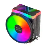 Mars Gaming MCPU33, Disipador CPU Dual FRGB, 3 Heatpipes HCT, TDP 140W, Ventilador