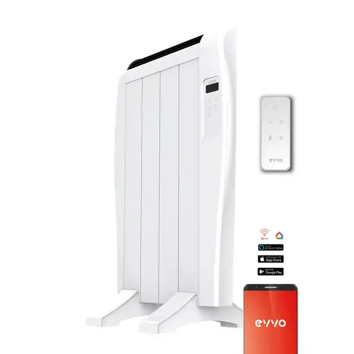 EVVO C4 Interior Blanco 600 W Radiador sin aceite