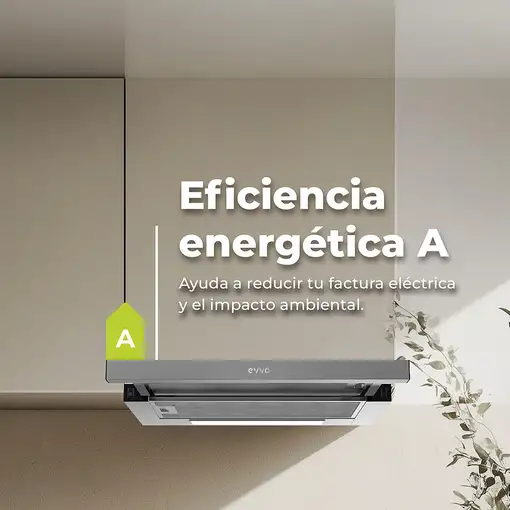 EVVO CE10 campana Encastrada Acero inoxidable 350 m³/h