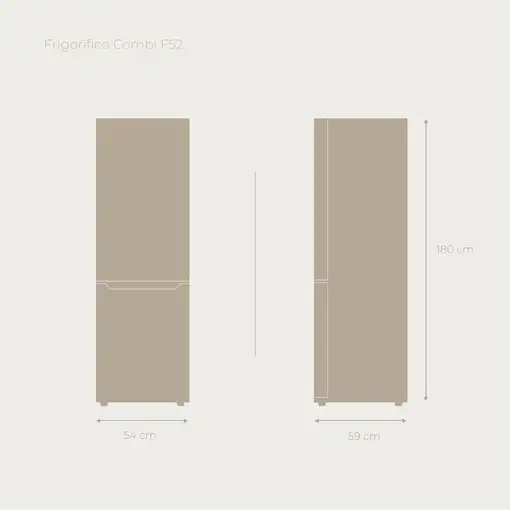 Frigorífico Combi EVVO F52X