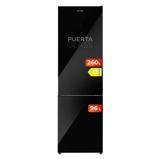 Frigorífico Combi EVVO F60B Glass Frigorífico Combi EVVO F60B Glass