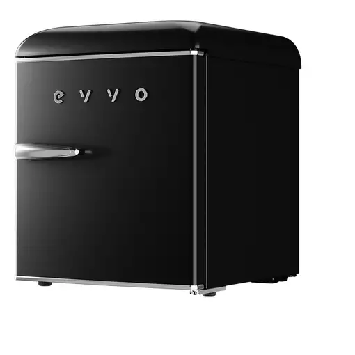 EVVO F20 Retro frigorífico Independiente 45 L Negro