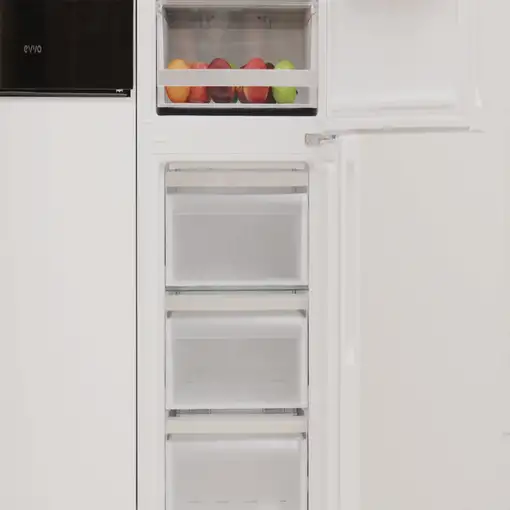 Frigorífico combi Evvo F55BK Retro Negro
