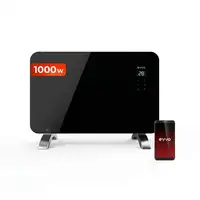 Convector EVVO C1000 Cristal Negro Convector EVVO C1000 Cristal Negro