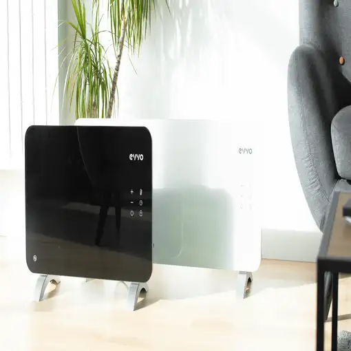 Convector EVVO C1000 Cristal Negro