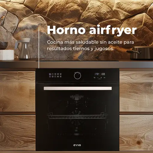 Horno Negro 8435743901529 EVVO