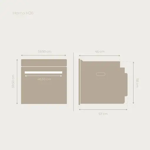 Horno Negro 8435743901543 EVVO