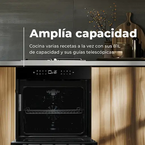 Horno Negro 8435743901543 EVVO