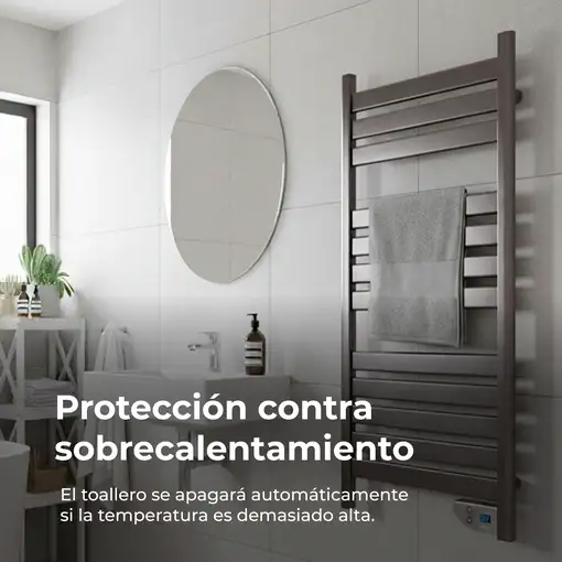 Toallero Eléctrico C500 Acero V2