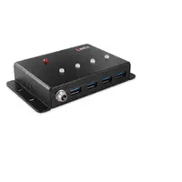 Lindy 43374 hub de interfaz USB 3.2 Gen 1 (3.1 Gen 1) Type-B 5000 Mbit/s Negro Lindy 43374 hub de interfaz USB 3.2 Gen 1 (3.1 Gen 1) Type-B 5000 Mbit/s Negro