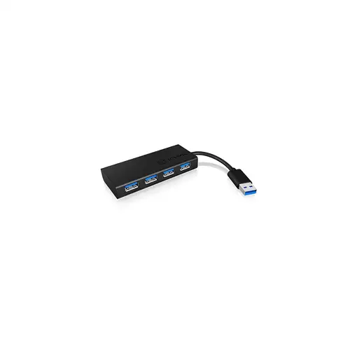 ICY BOX IB-AC6104-B USB 3.2 Gen 1 (3.1 Gen 1) Type-A 5000 Mbit/s Negro ICY BOX IB-AC6104-B USB 3.2 Gen 1 (3.1 Gen 1) Type-A 5000 Mbit/s Negro