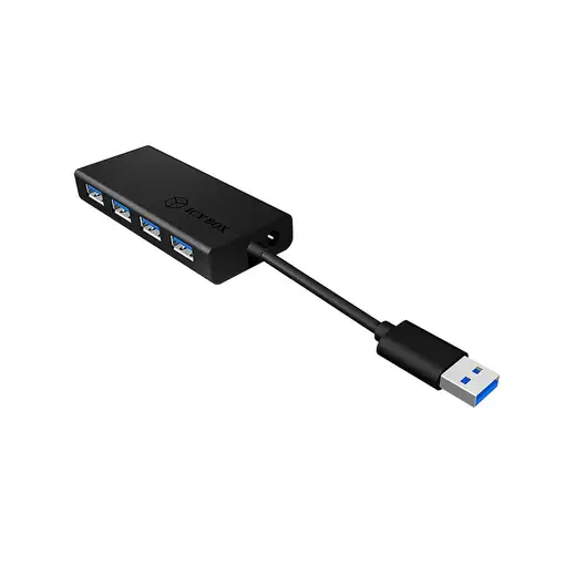 ICY BOX IB-AC6104-B USB 3.2 Gen 1 (3.1 Gen 1) Type-A 5000 Mbit/s Negro