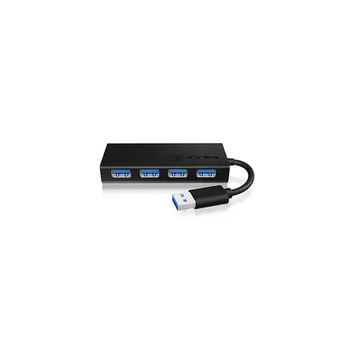 ICY BOX IB-AC6104-B USB 3.2 Gen 1 (3.1 Gen 1) Type-A 5000 Mbit/s Negro