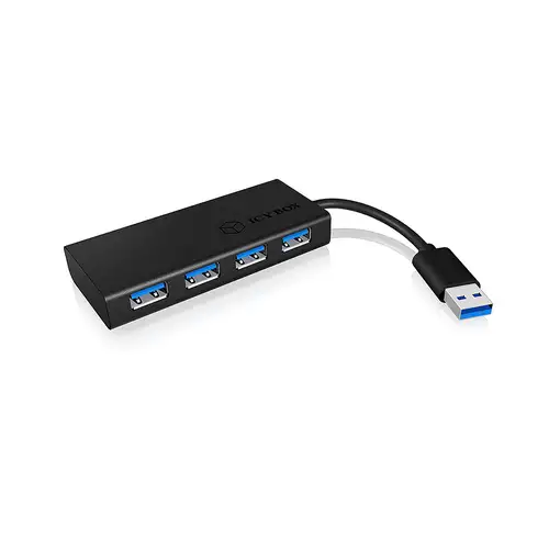 ICY BOX IB-AC6104-B USB 3.2 Gen 1 (3.1 Gen 1) Type-A 5000 Mbit/s Negro
