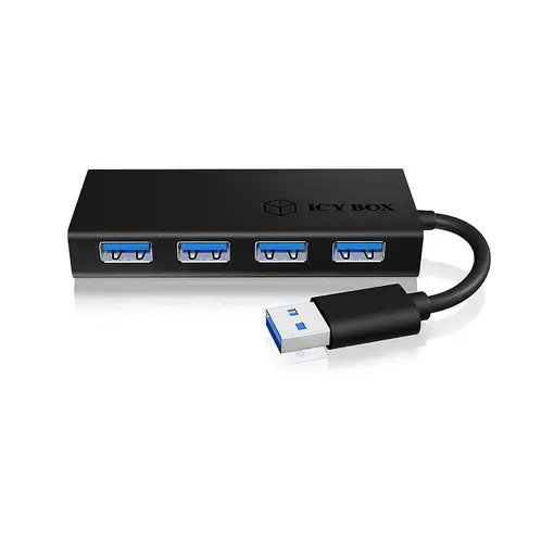 ICY BOX IB-AC6104-B USB 3.2 Gen 1 (3.1 Gen 1) Type-A 5000 Mbit/s Negro