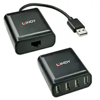 Lindy 42679 hub de interfaz USB 2.0 Negro Lindy 42679 hub de interfaz USB 2.0 Negro