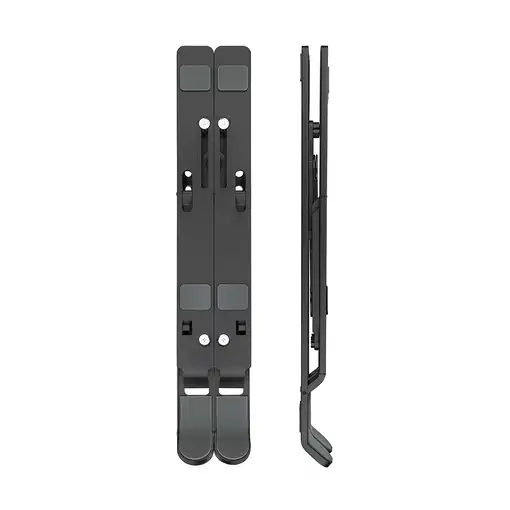 TooQ Soporte Elevador para Portátiles, Tablets, Móviles y Libros, Gris