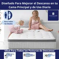 Colchón 120x200 Muelles Ensacados | Alto 25cm | Firmeza Alta