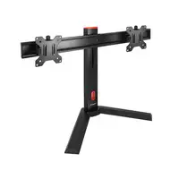 TooQ DB1402TN-B soporte para monitor 68,6 cm (27'') Escritorio Negro, Rojo