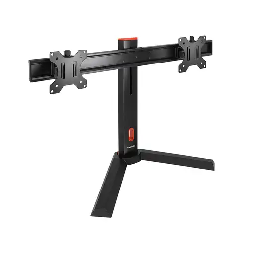 TooQ DB1402TN-B soporte para monitor 68,6 cm (27'') Escritorio Negro, Rojo