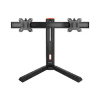 TooQ DB1402TN-B soporte para monitor 68,6 cm (27'') Escritorio Negro, Rojo