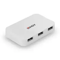 Lindy 43143 hub de interfaz USB 3.2 Gen 1 (3.1 Gen 1) Type-A 5000 Mbit/s Blanco Lindy 43143 hub de interfaz USB 3.2 Gen 1 (3.1 Gen 1) Type-A 5000 Mbit/s Blanco