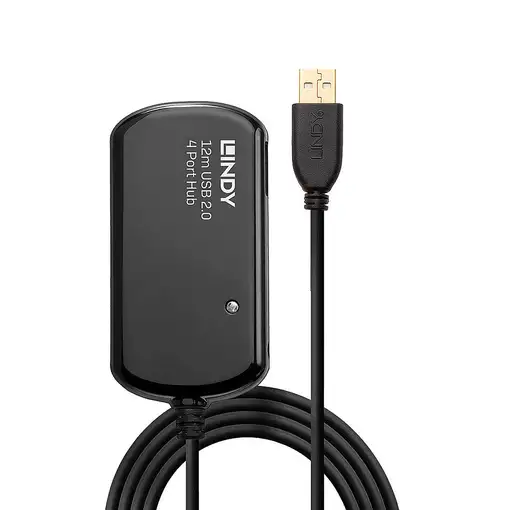 Lindy 42783 hub de interfaz 480 Mbit/s Negro