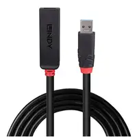 Lindy 43404 hub de interfaz USB 3.2 Gen 1 (3.1 Gen 1) Type-C 5000 Mbit/s Negro