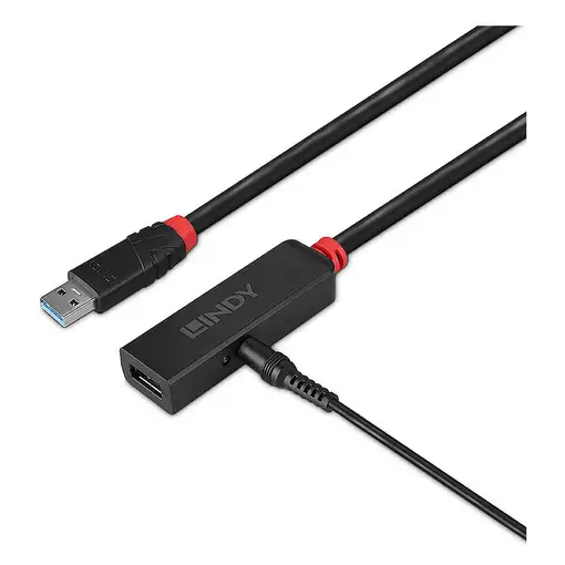 Lindy 43404 hub de interfaz USB 3.2 Gen 1 (3.1 Gen 1) Type-C 5000 Mbit/s Negro