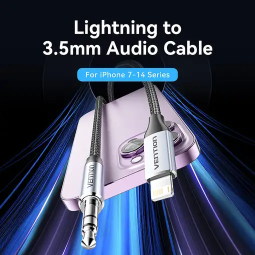 Vention BMCHF cable de audio Gris
