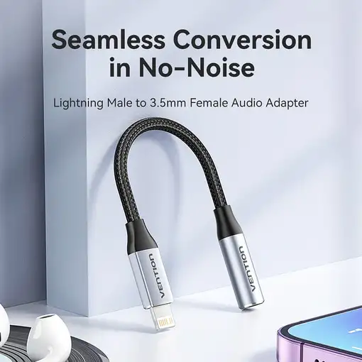 Vention BMBHA cable de audio Gris