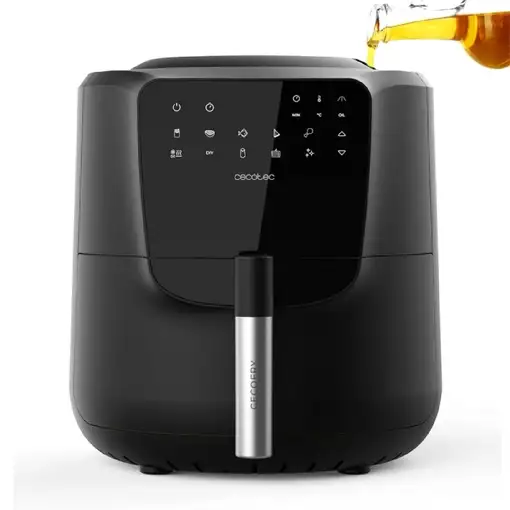 Freidora de aire 5,5 L, 1550W, con spray automático, Cecofry Rain M CECOTEC