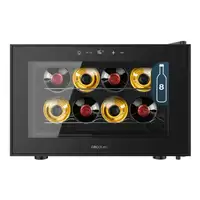 Cecotec Bolero GrandSommelier 800H CoolCrystal Nevera vino Integrado Negro 8 bot Cecotec Bolero GrandSommelier 800H CoolCrystal Nevera vino Integrado Negro 8 bot