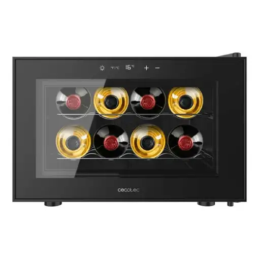 Cecotec Bolero GrandSommelier 800H CoolCrystal Nevera vino Integrado Negro 8 bot