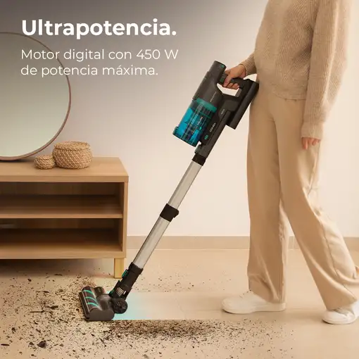 Cecotec Aspirador vertical BLDC Conga Rockstar 10000 Nebula Station