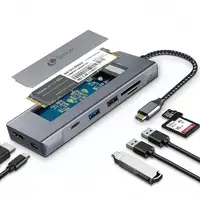 Leotec Docking Station 8 en 1 con ranura M.2 para SSD