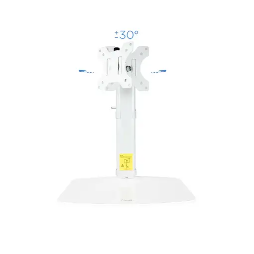 TooQ DB1127TN-W soporte para monitor 68,6 cm (27'') Escritorio Blanco