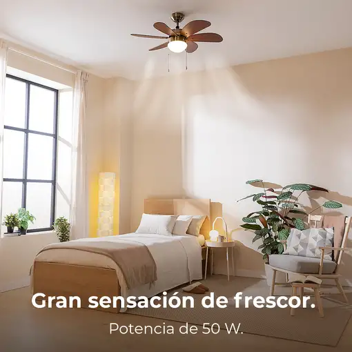 Ventiladores techo Madera CECOTEC