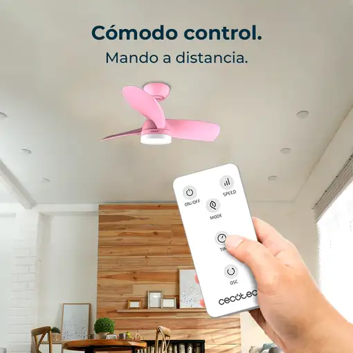 Ventiladores techo Rosa CECOTEC