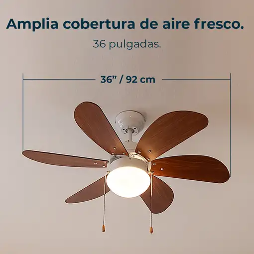 Ventiladores techo Blanco CECOTEC