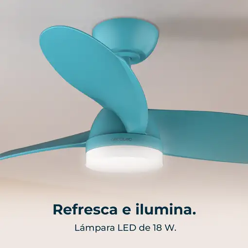 Ventiladores techo Azul CECOTEC