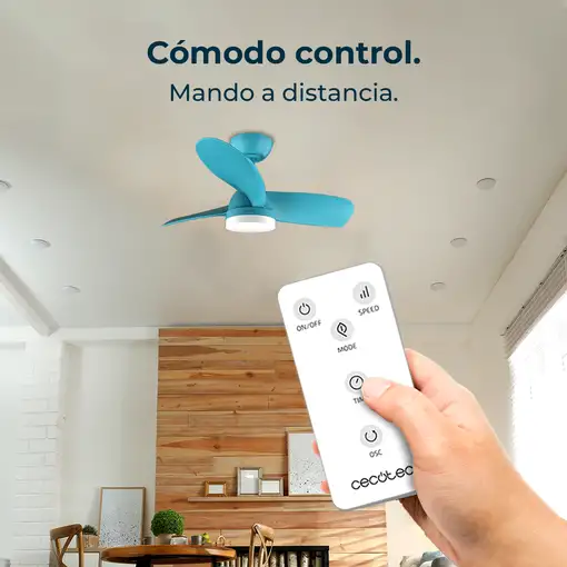 Ventiladores techo Azul CECOTEC