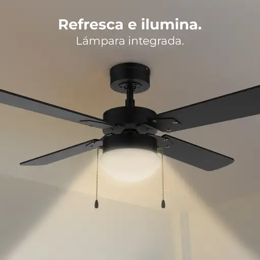 Ventiladores techo Negro CECOTEC