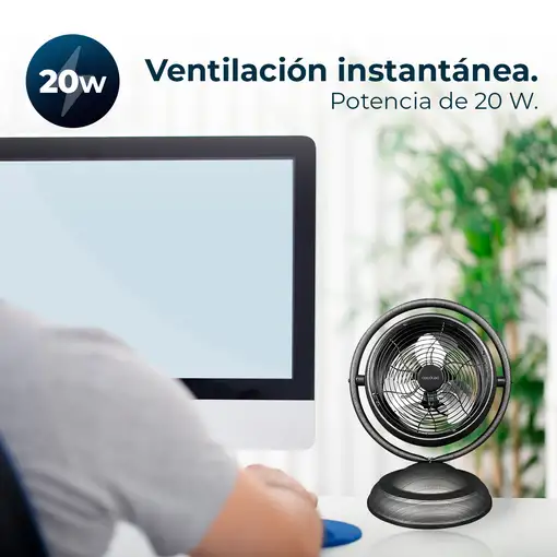 Ventiladores sobremesa Negro CECOTEC