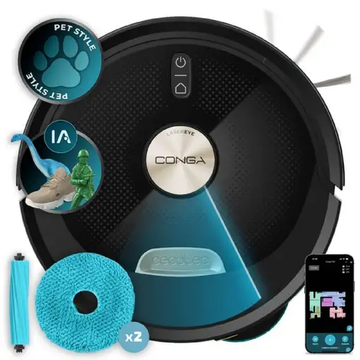 Cecotec Conga M100 Spin AI Negro Cecotec Conga M100 Spin AI Negro
