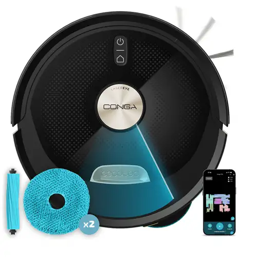 Cecotec Conga M100 Spin AI Negro