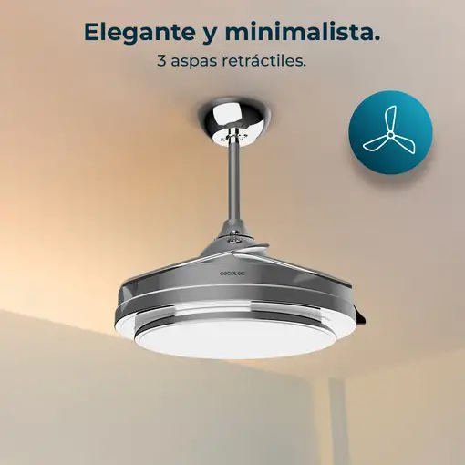 Ventiladores techo Acero CECOTEC
